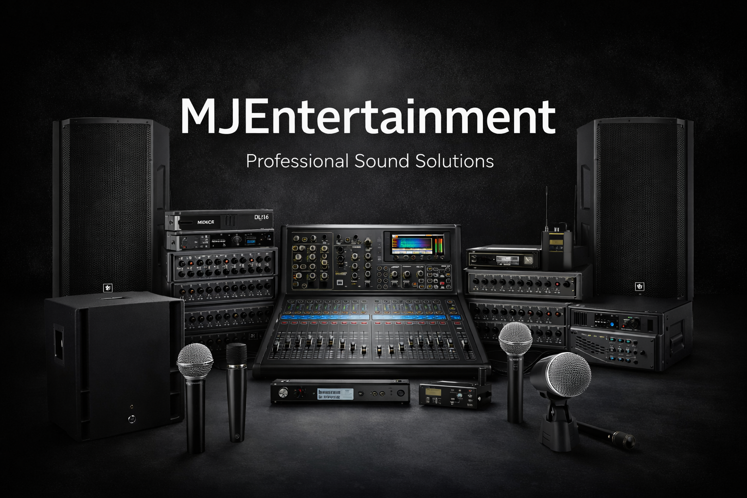 MJEntertainment live sound production equipment